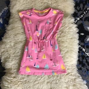 Hanna Andersson 90 sailboat pink dress 2-3 💫